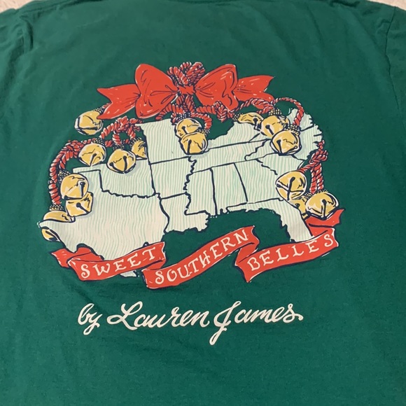 Lauren James “Sweet Southern Belles” L/S Pocket Tee, GUC, Size Medium - Picture 2 of 10